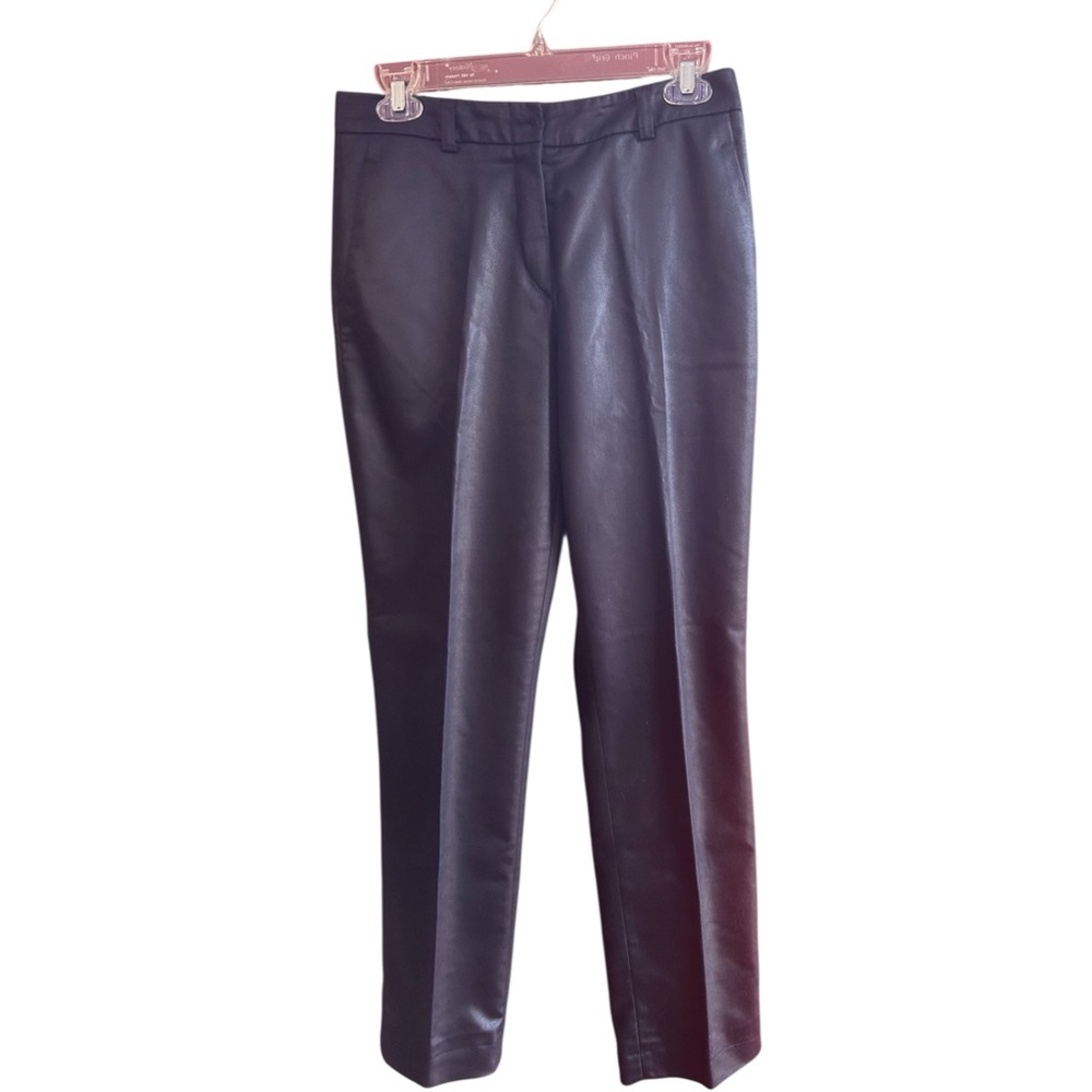 Teenflo Maurice Tarico shimmer look black pants Sz 40 (US 8)